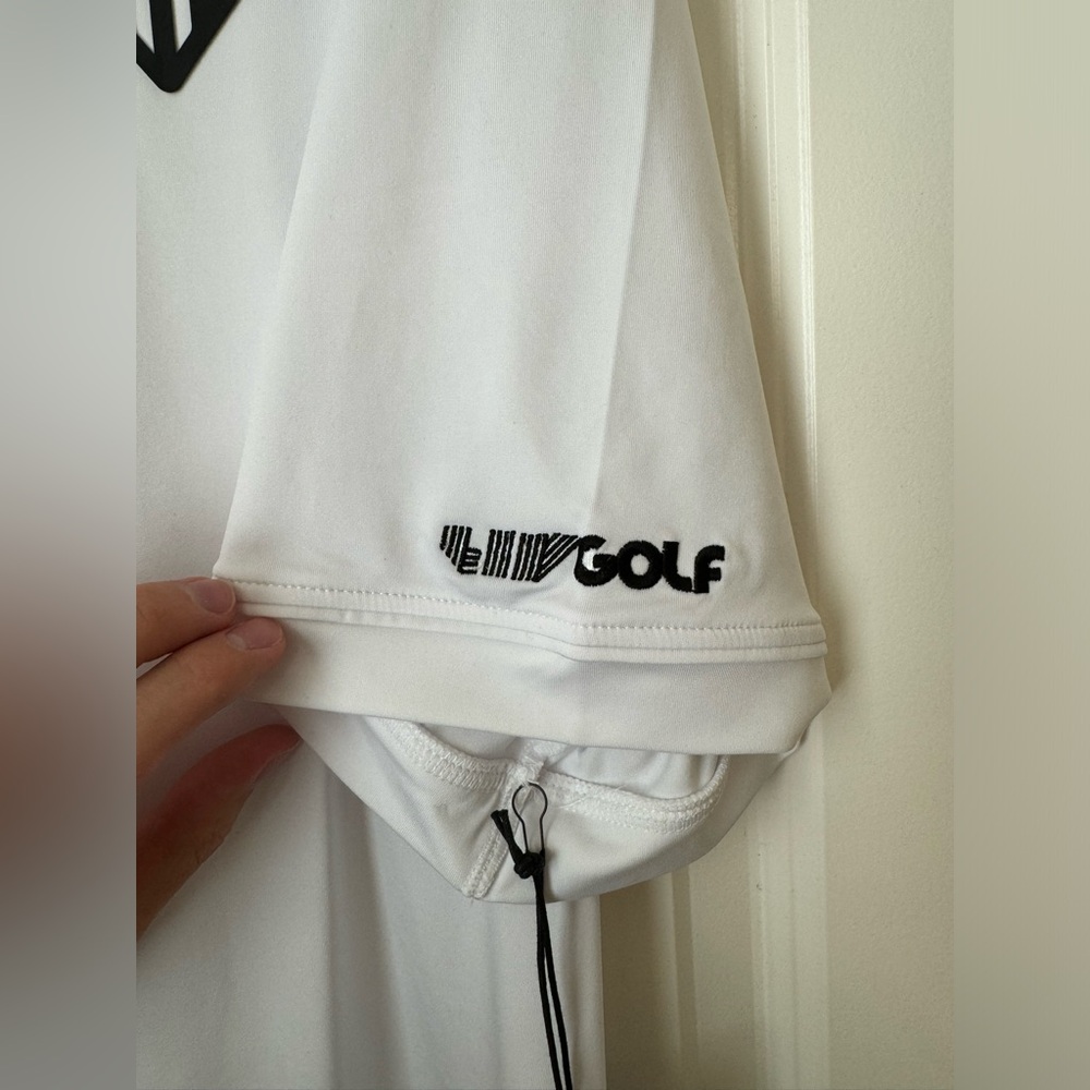 SOLD NEW LIV Golf - Phil Mickelson Hyflyers Polo Shirt Size XL White - Picture 11 of 12